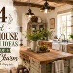 old farmhouse kitchen ideas full of rustic charm 2026