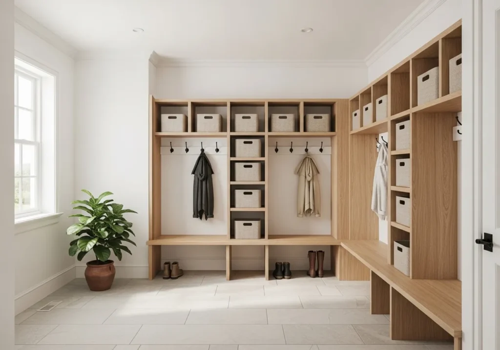 open shelf lockers mudroom locker idea modern