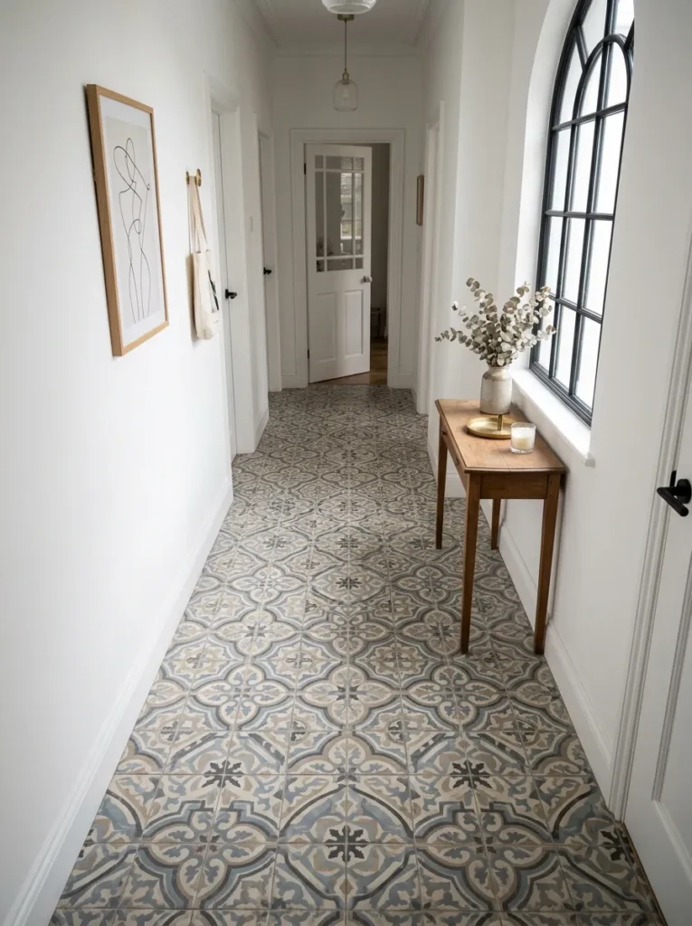 patterned tile floors vintage home style idea modern