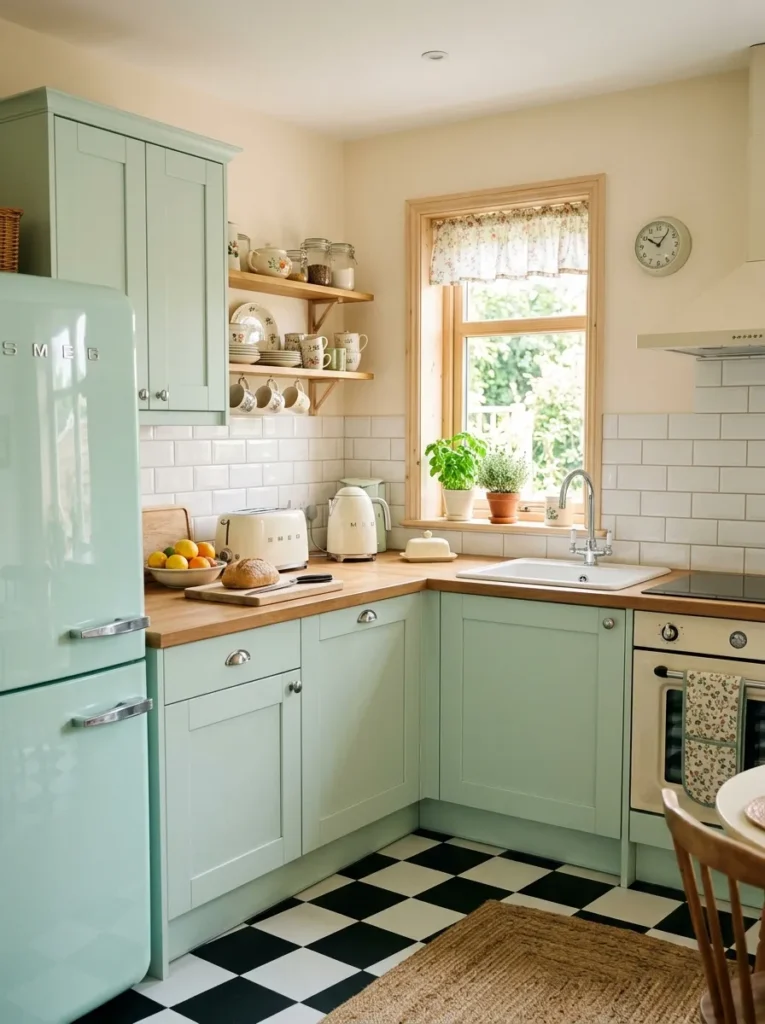 retro kitchen appliances vintage home style idea 2026