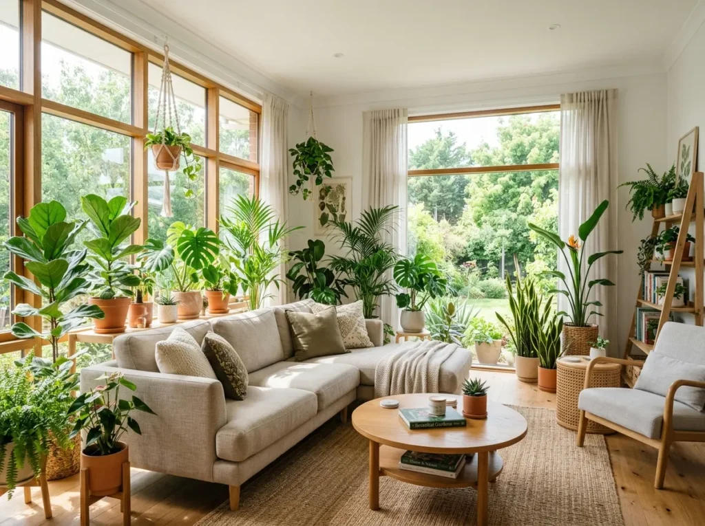 sunroom plant lounge living room plants decor idea 2026