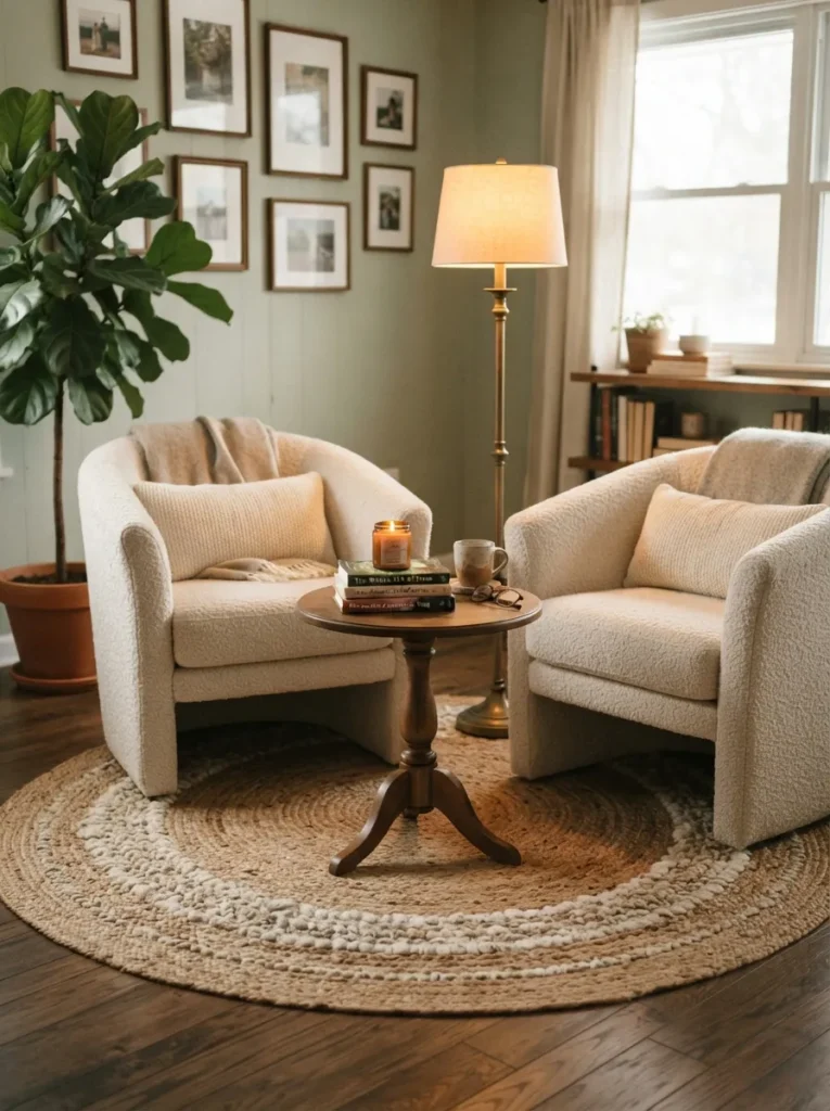 accent chair pairing cozy reading chair idea 2026