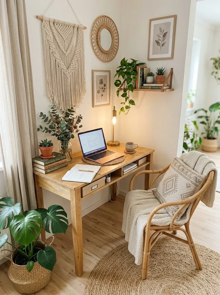 boho desk corner boho teen bedroom idea modern