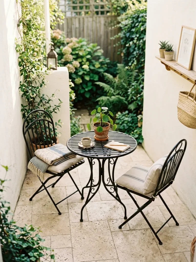 compact bistro setup outdoor furniture idea 2026