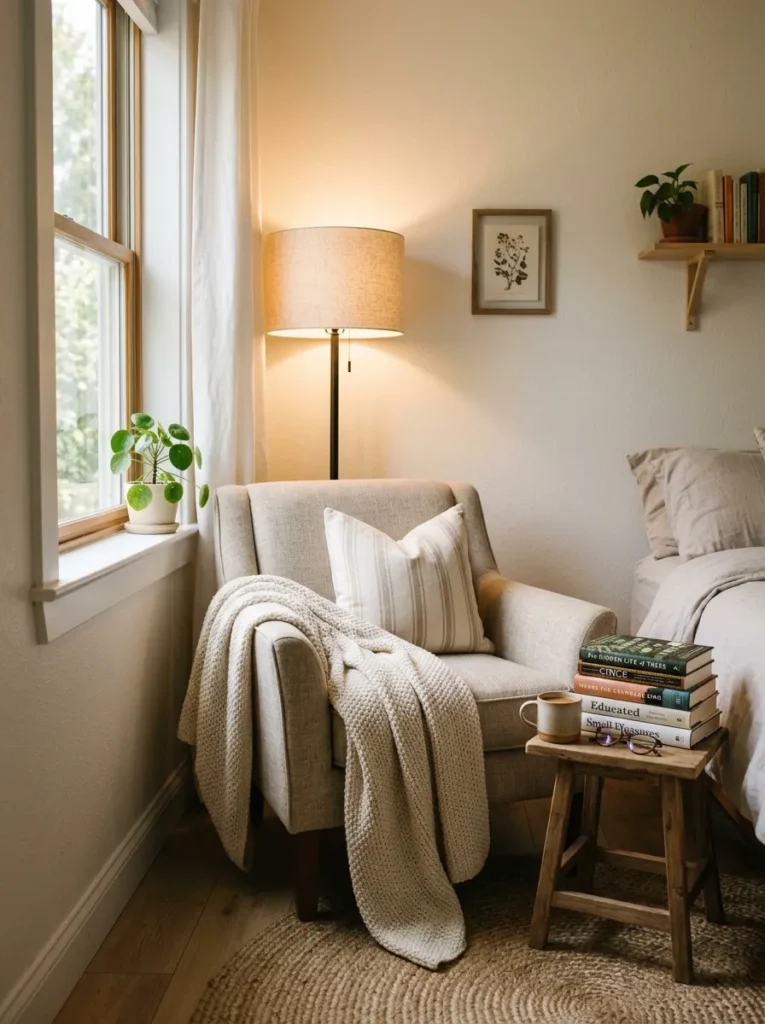 cozy reading nook teen girl bedroom idea modern