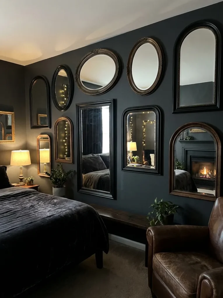 dark mirror gallery dark feminine bedroom idea 2026
