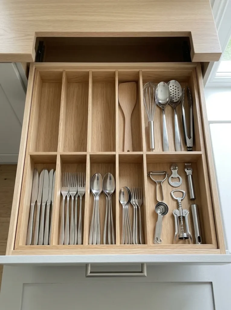 drawer dividers system small kitchen idea modern