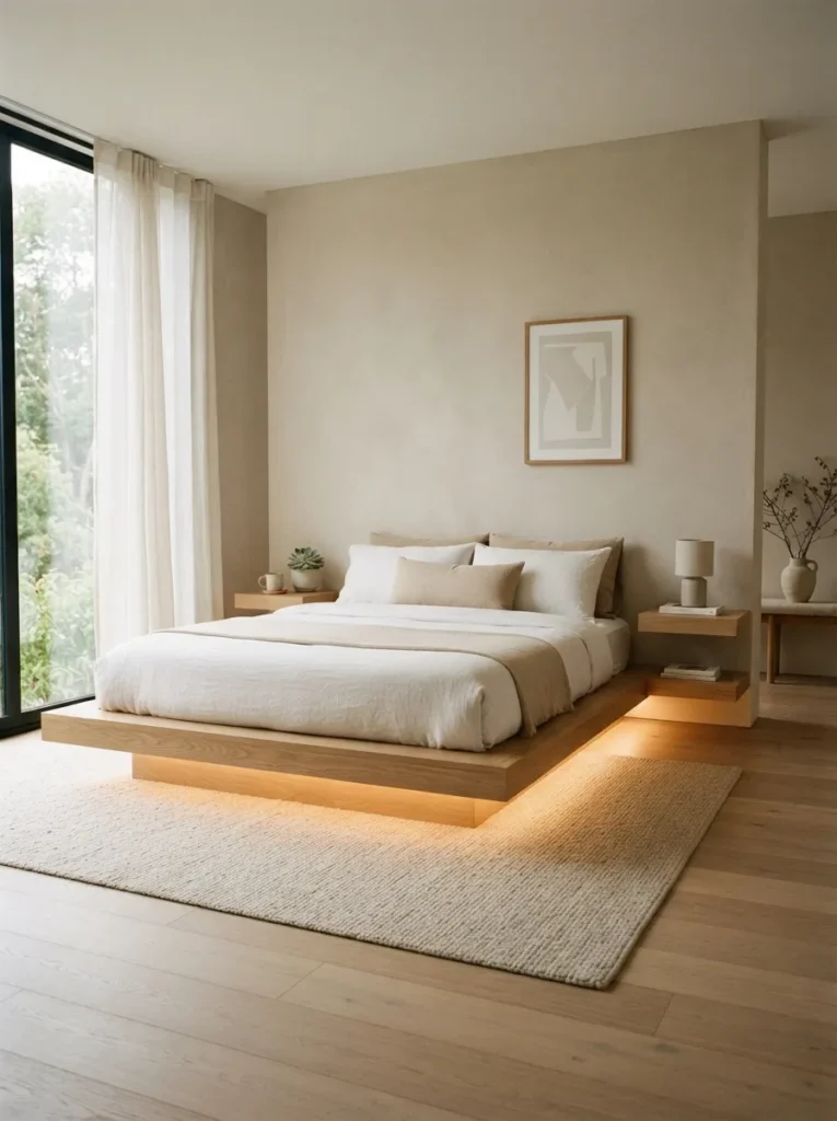floating platform bed unique bed idea modern 2026
