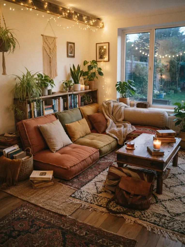 floor cushion lounge cozy reading chair idea modern