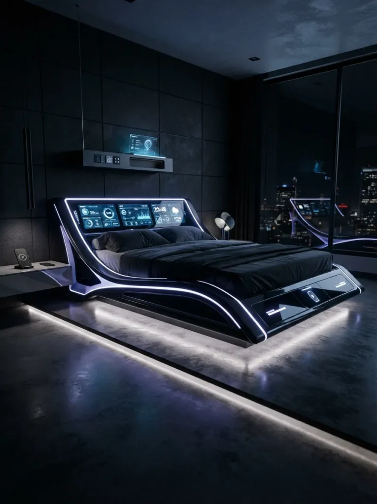 futuristic smart bed unique bed idea modern 2026
