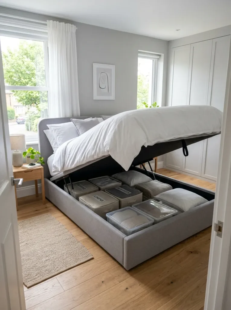 hidden storage lift bed unique bed idea 2026
