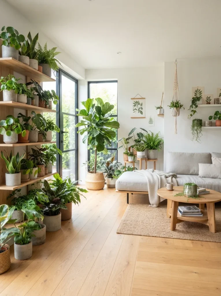 indoor plant styling summer home decor idea 2026
