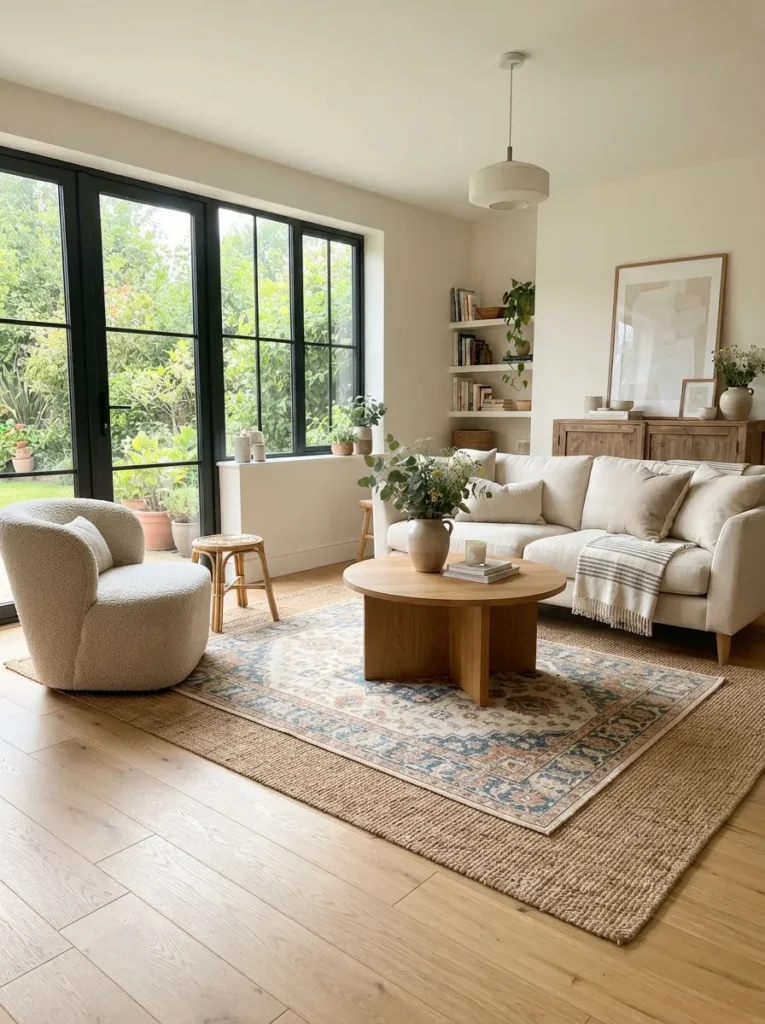 layered area rugs summer home decor idea 2026