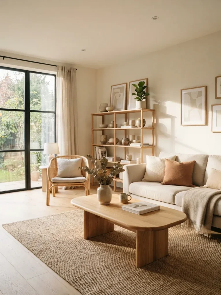 light wood elements summer home decor idea modern