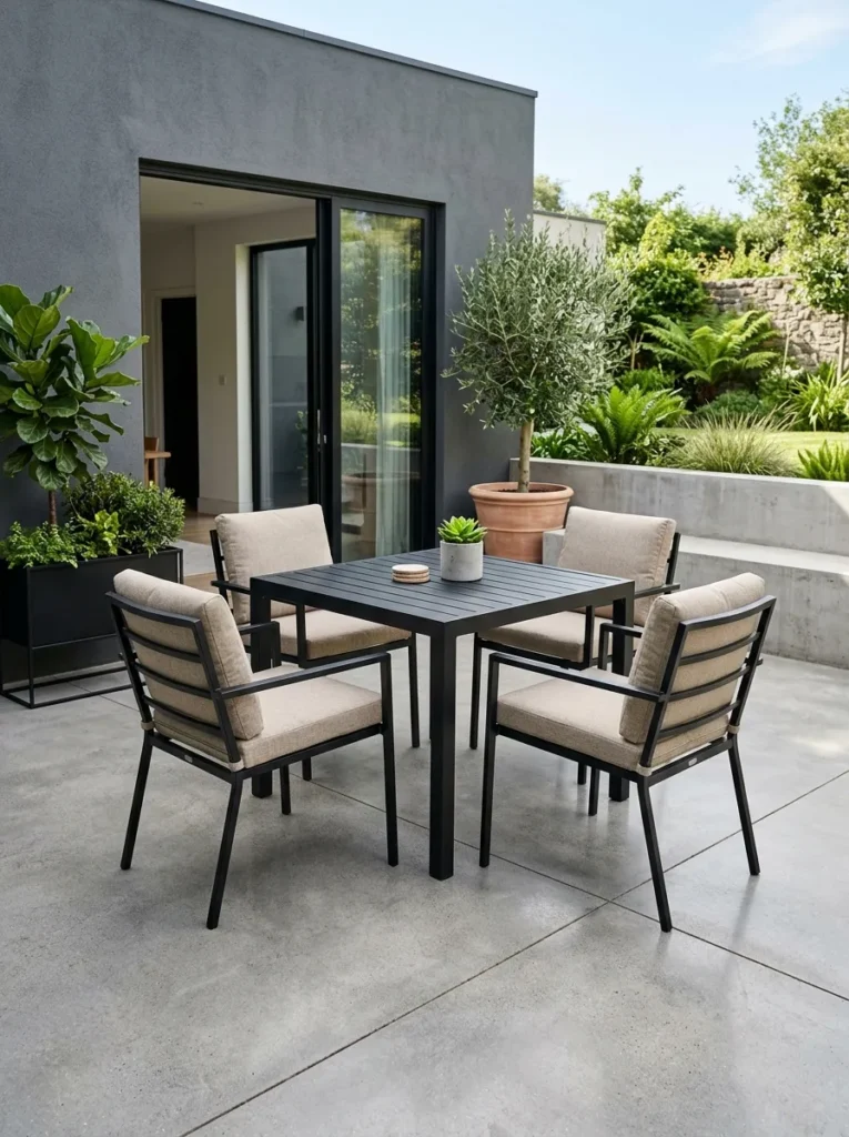 metal frame seating outdoor furniture idea patio 2026