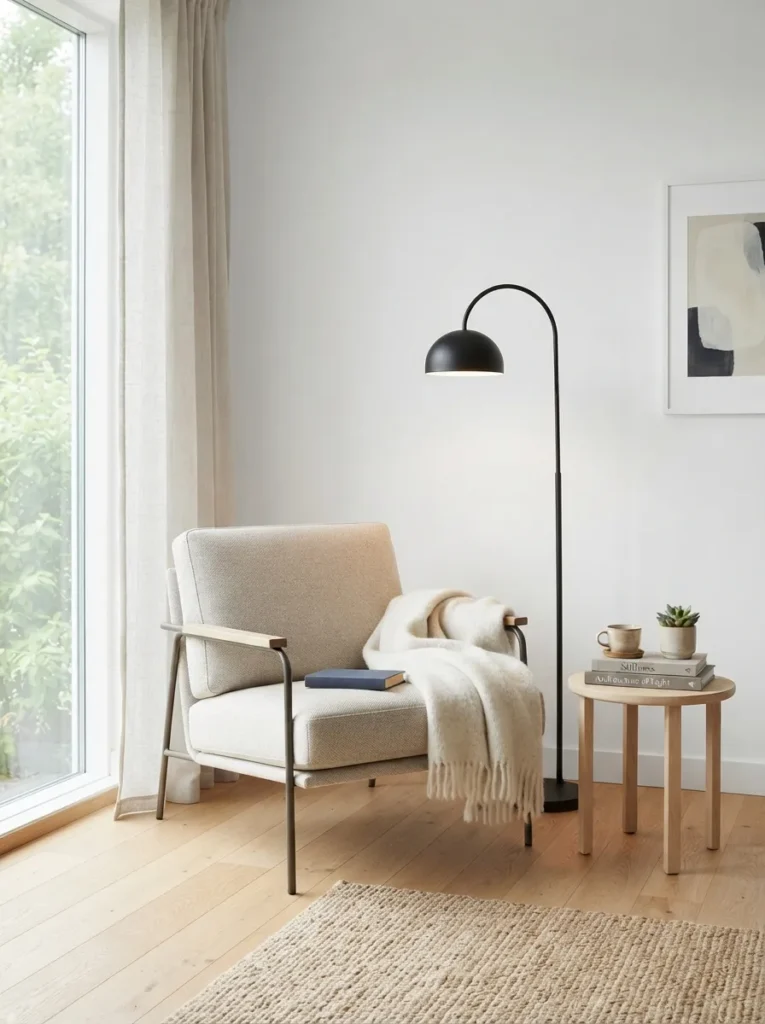 minimalist reading chair cozy reading chair idea modern