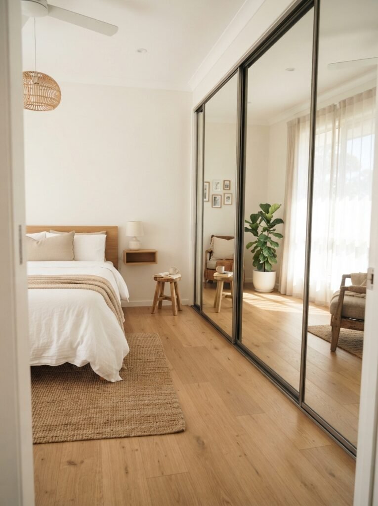 Mirrored Closet Doors