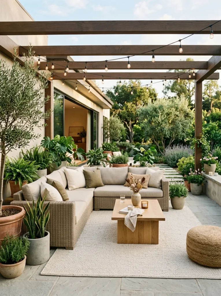 modern rattan lounge outdoor furniture idea patio 2026