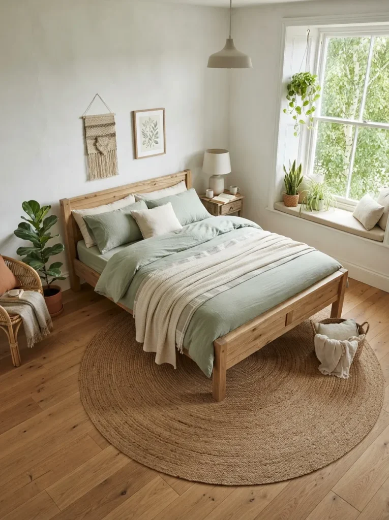 natural fiber rugs forest bedroom idea relaxing modern