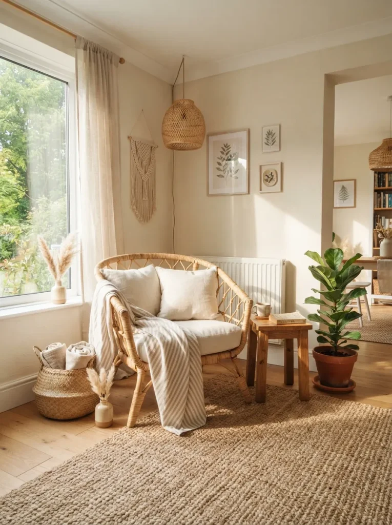 rattan accent furniture summer home decor idea modern