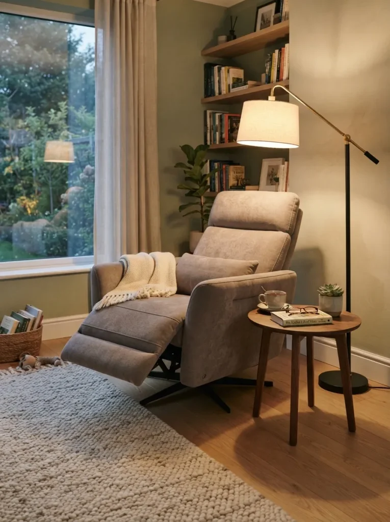 recliner reading spot cozy reading chair idea 2026
