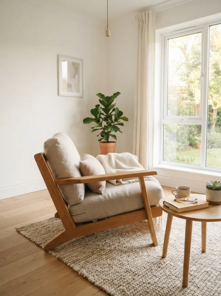 scandinavian lounge chair cozy reading chair idea modern