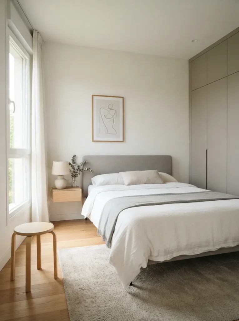 modern slim wardrobe bedroom ideas