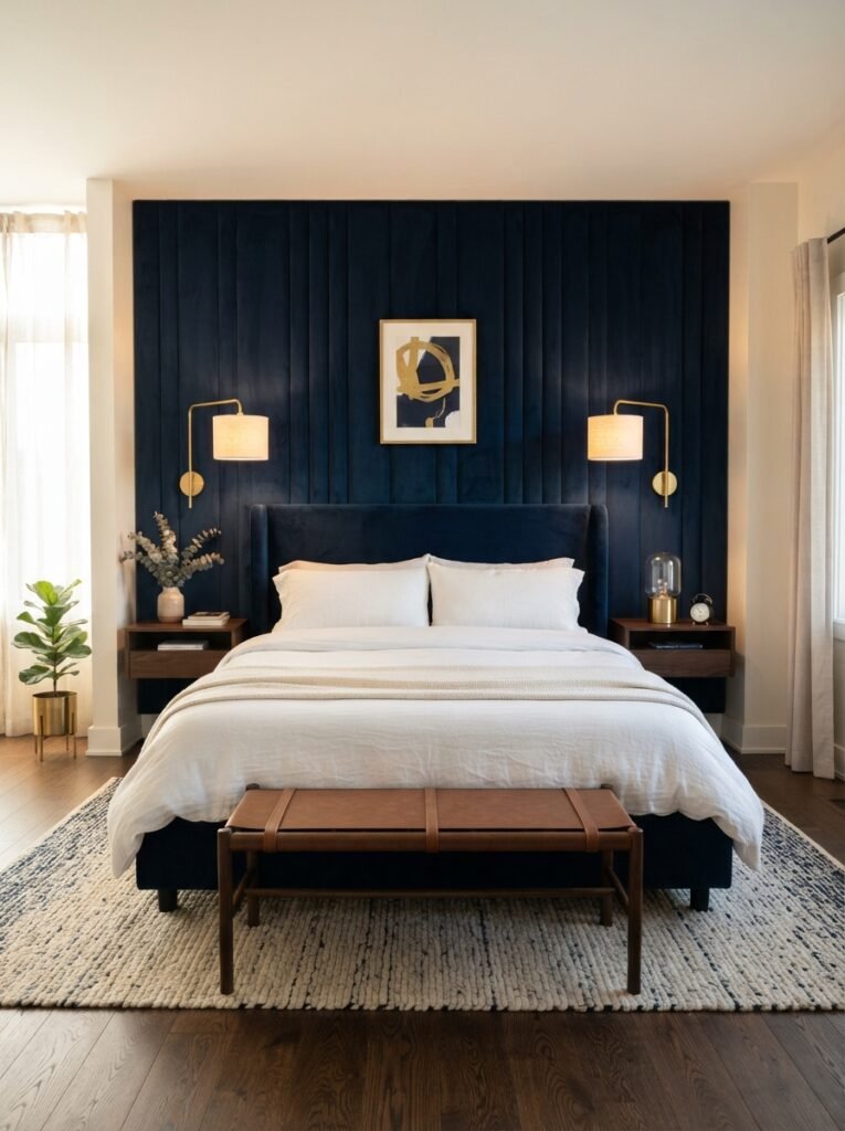 Statement Headboard Wall