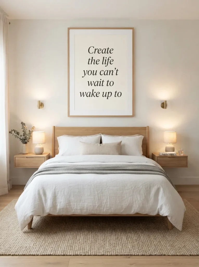 wall decor ideas for bedroom