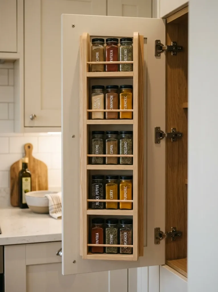 vertical spice storage small kitchen idea 2026