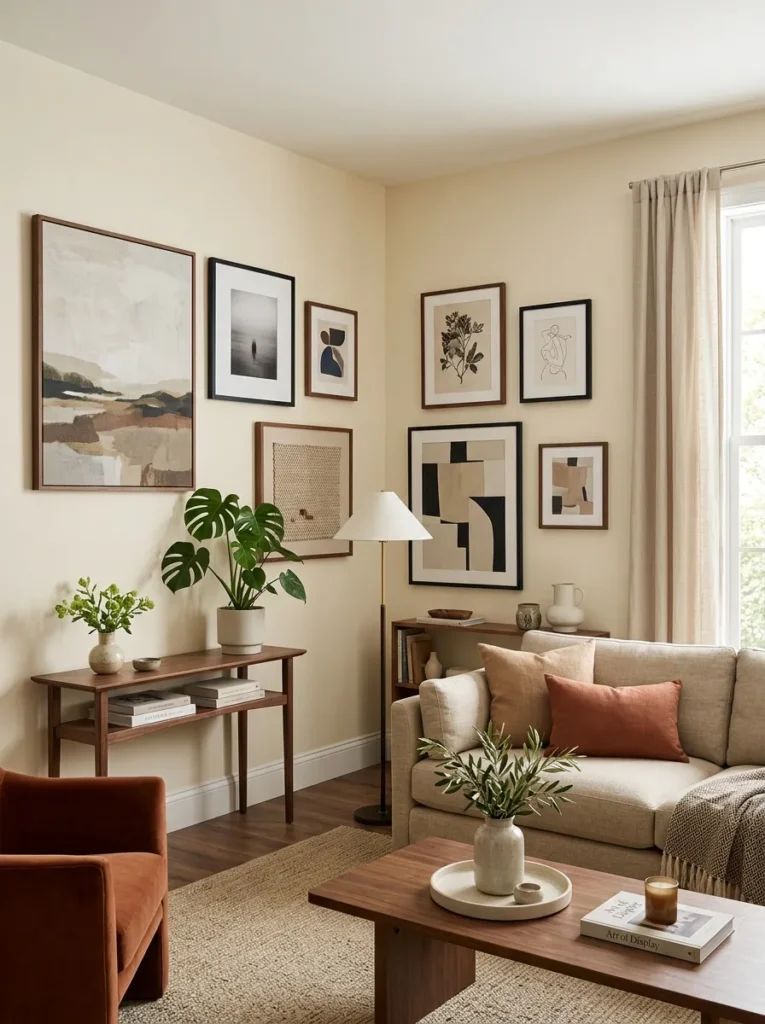 Corner Wall Gallery Ideas