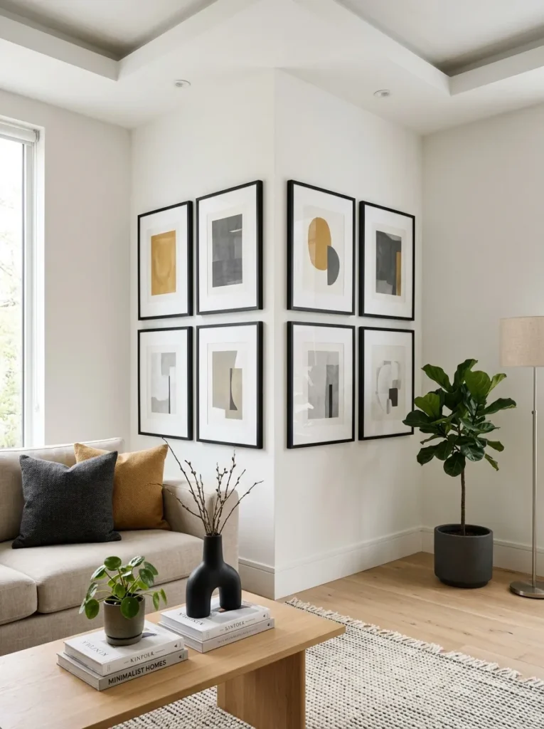 Corner Wall Gallery Ideas
