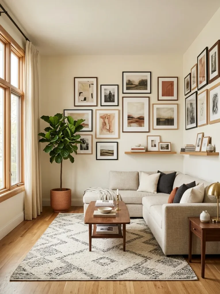 Corner Wall Gallery Ideas