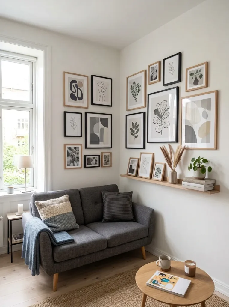 Corner Wall Gallery Ideas