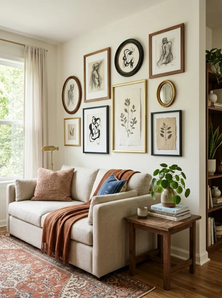 Corner Wall Gallery Ideas
