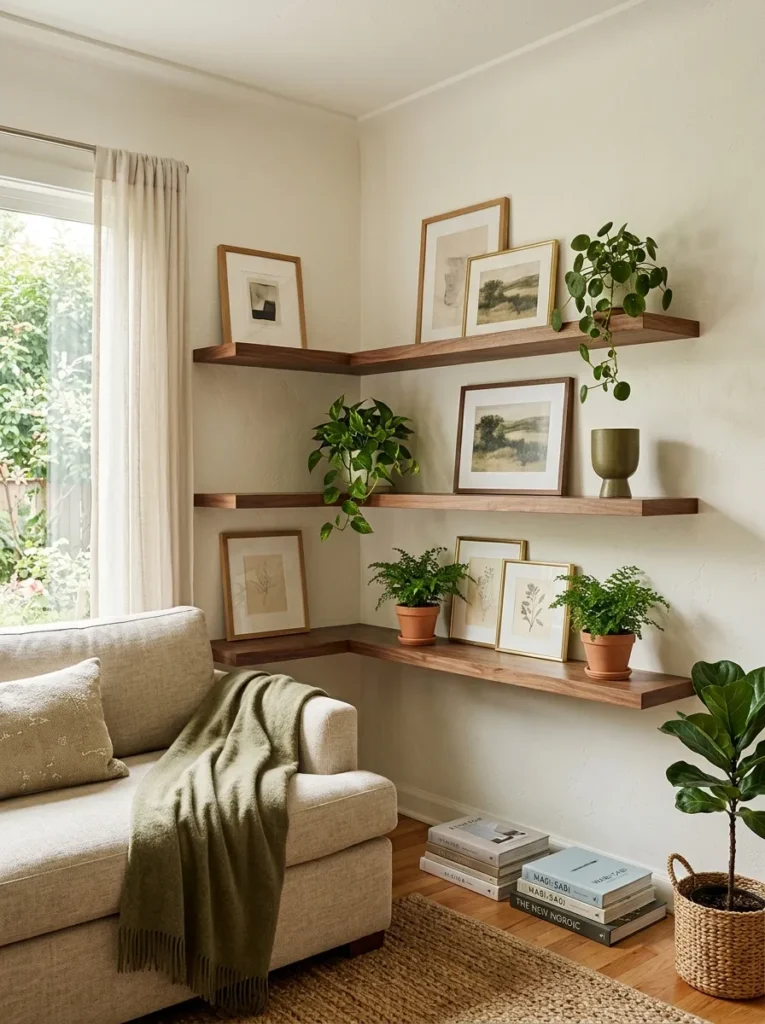 Corner Wall Gallery Ideas