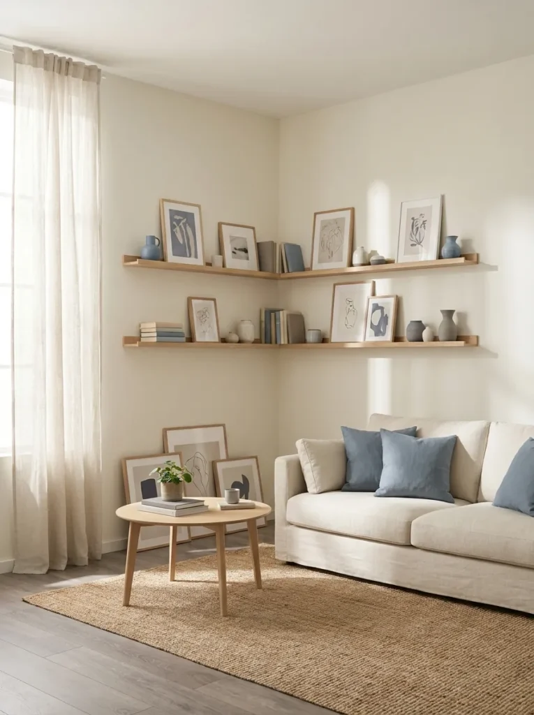 Corner Wall Gallery Ideas
