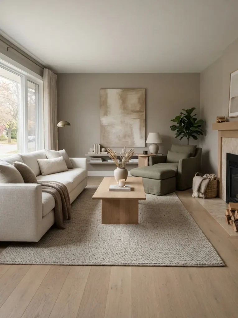 neutral fall palette fall home decor idea modern