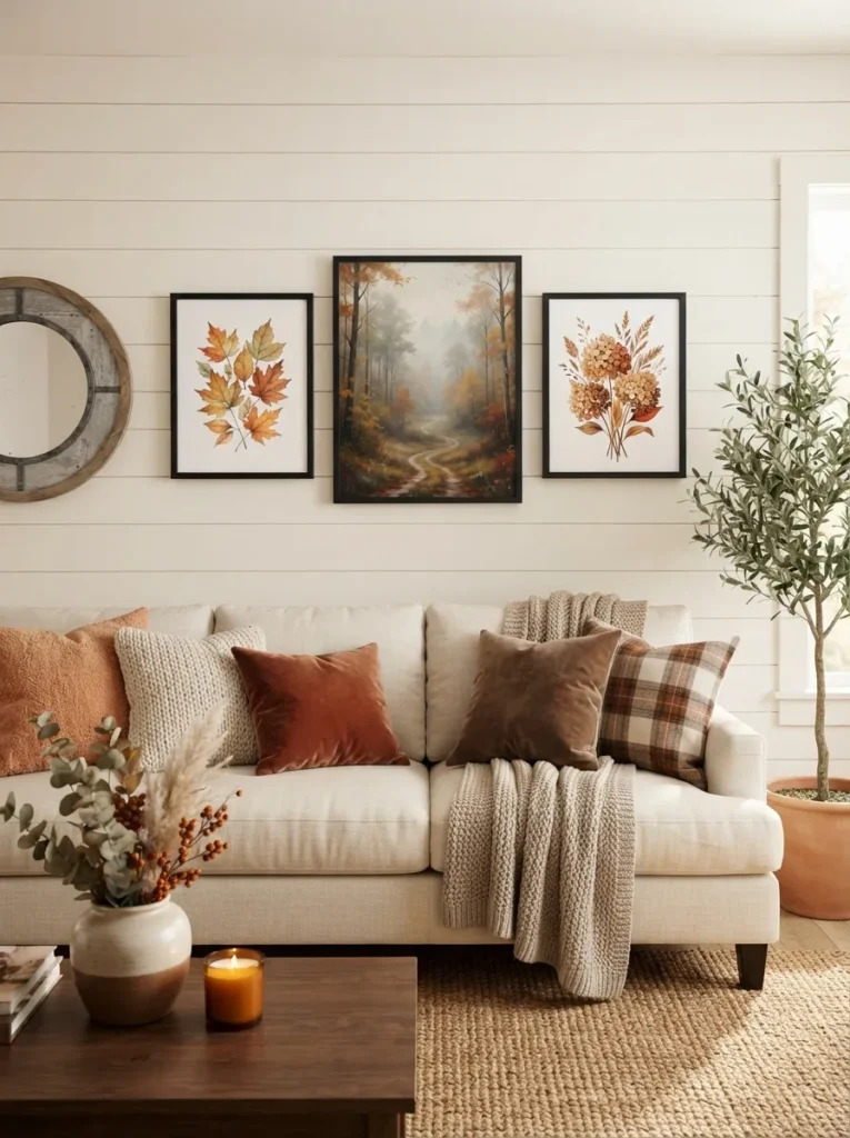 seasonal wall art fall home decor idea 2026