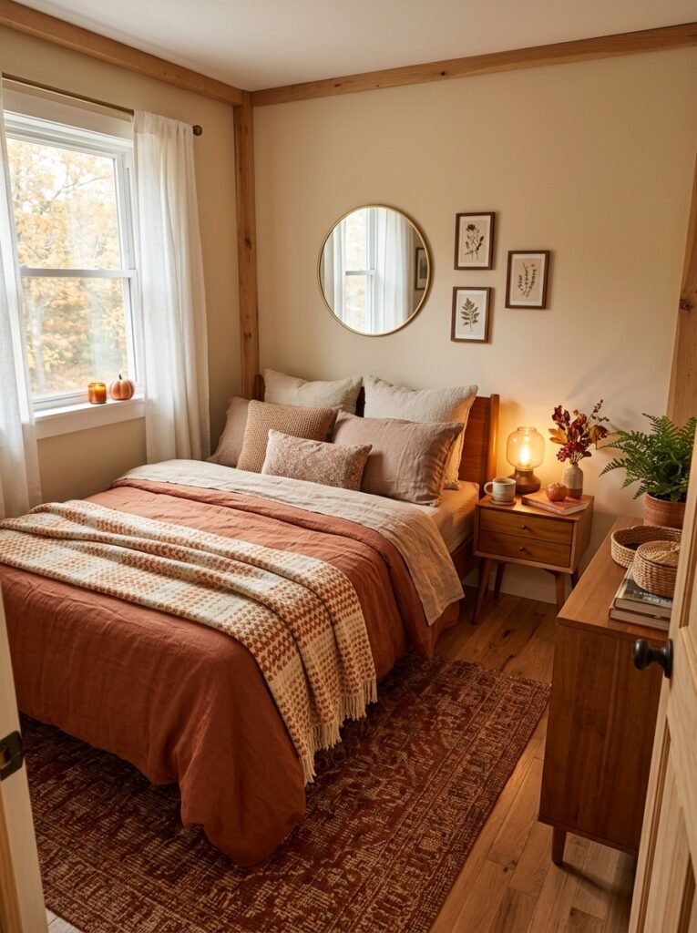 small space fall bedroom decor ideas for compact rooms 2026