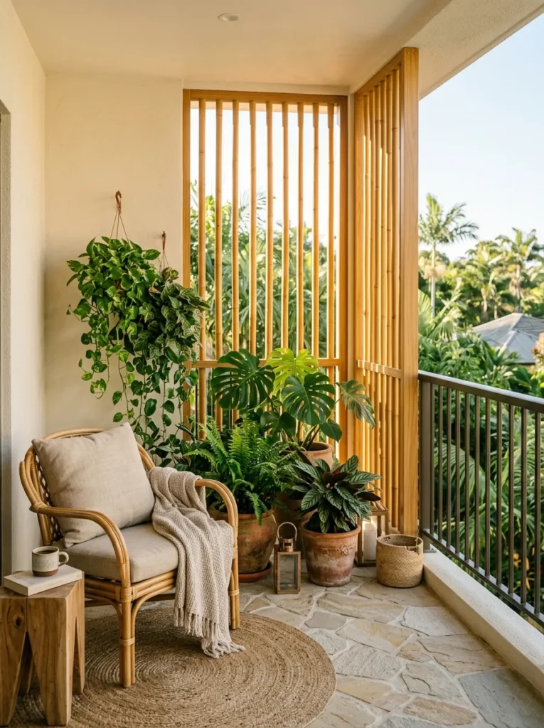 bamboo inspired grills balcony grill design idea modern