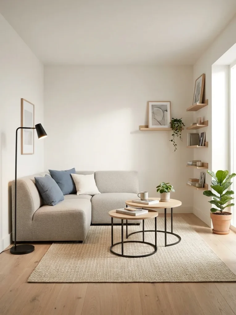 compact apartment corner corner sofa design modern
