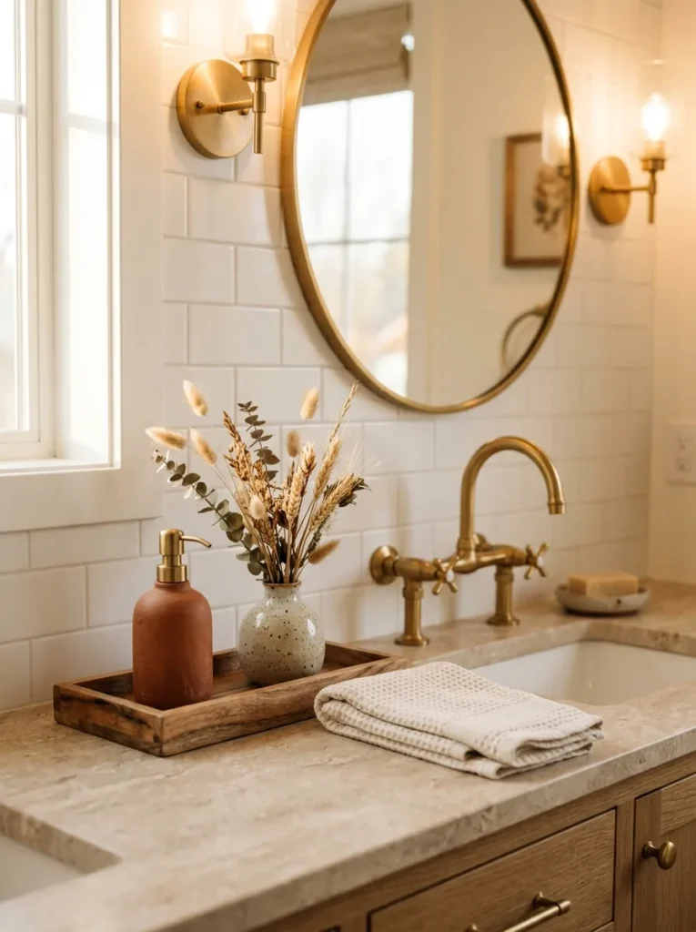 harvest inspired bathroom fall decor idea for your home 2026