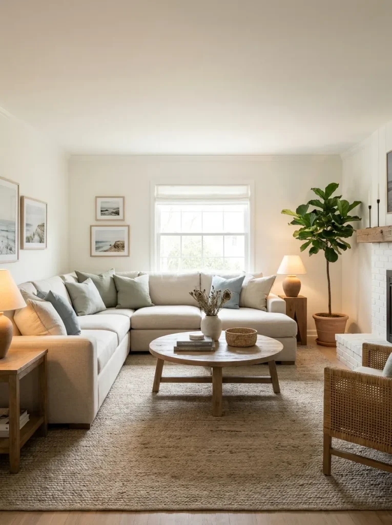 neutral linen sectional corner sofa design 202
