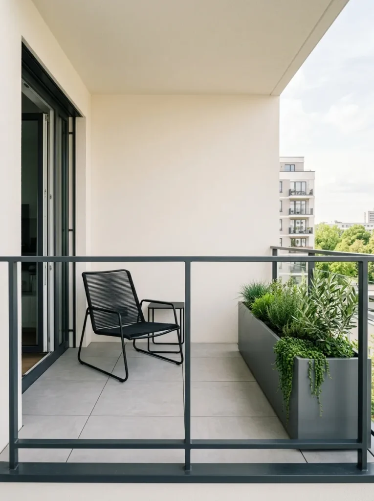 powder coated metal balcony grill design idea modern