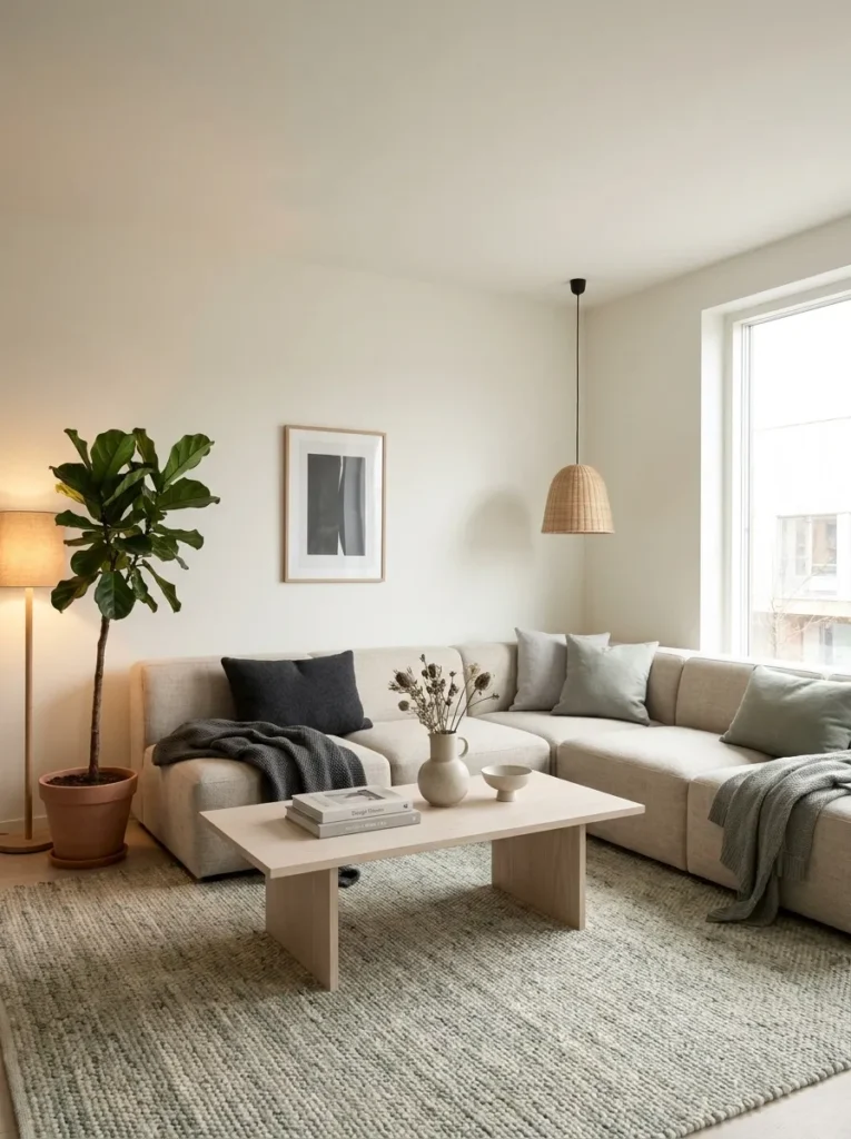 scandinavian corner sofa designs for minimal living rooms 2026