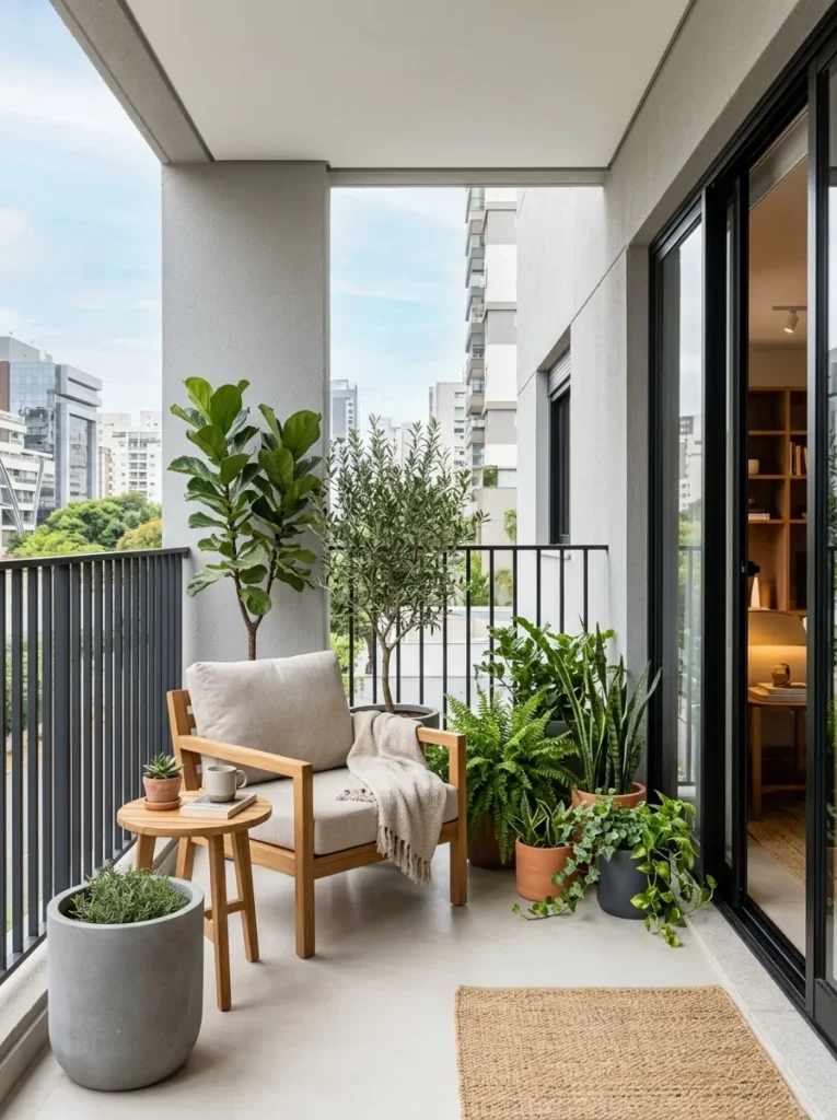 vertical bar railing balcony grill design idea 2026