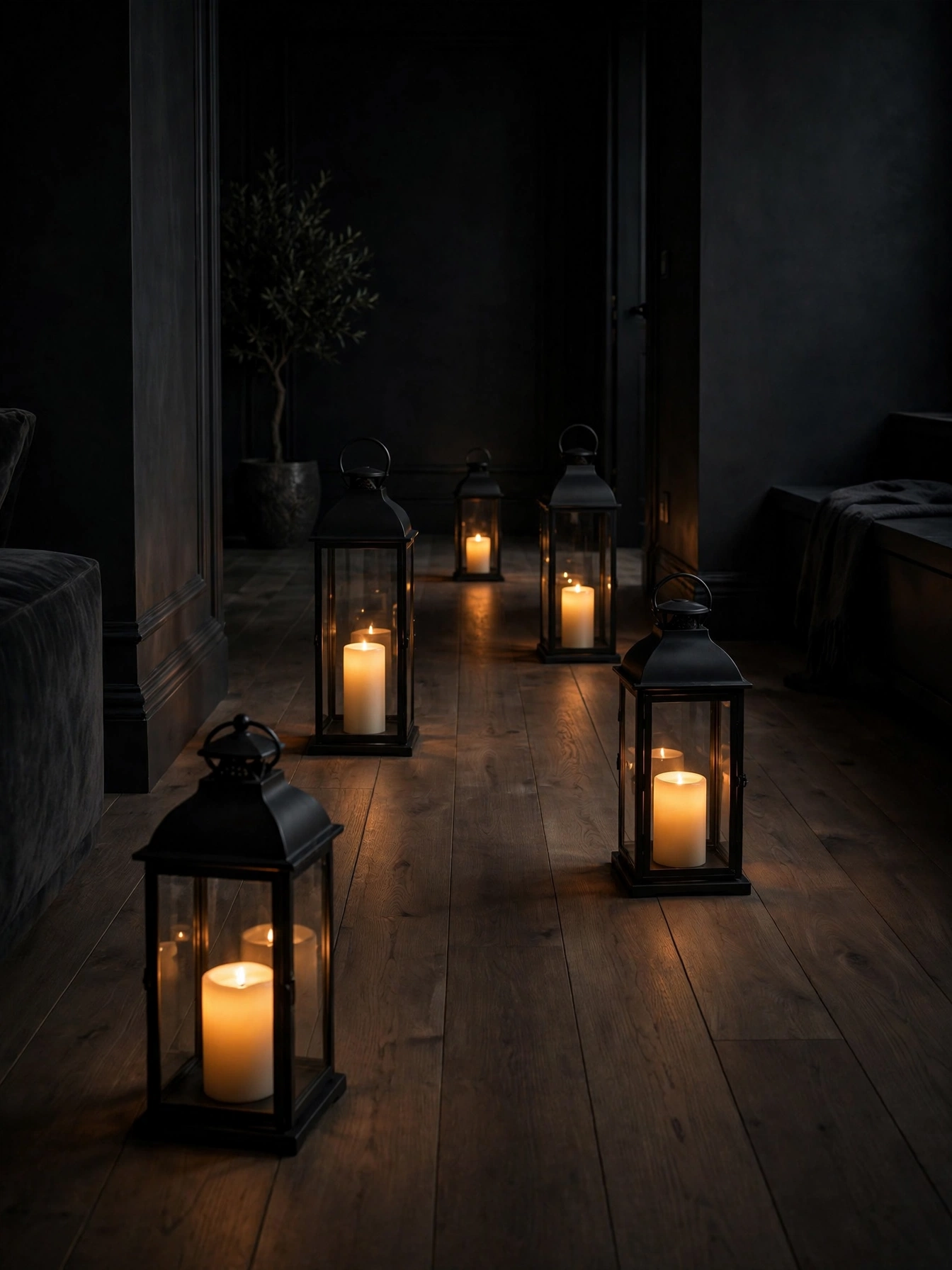 12 halloween room decor ideas 2026 lantern pathway lighting