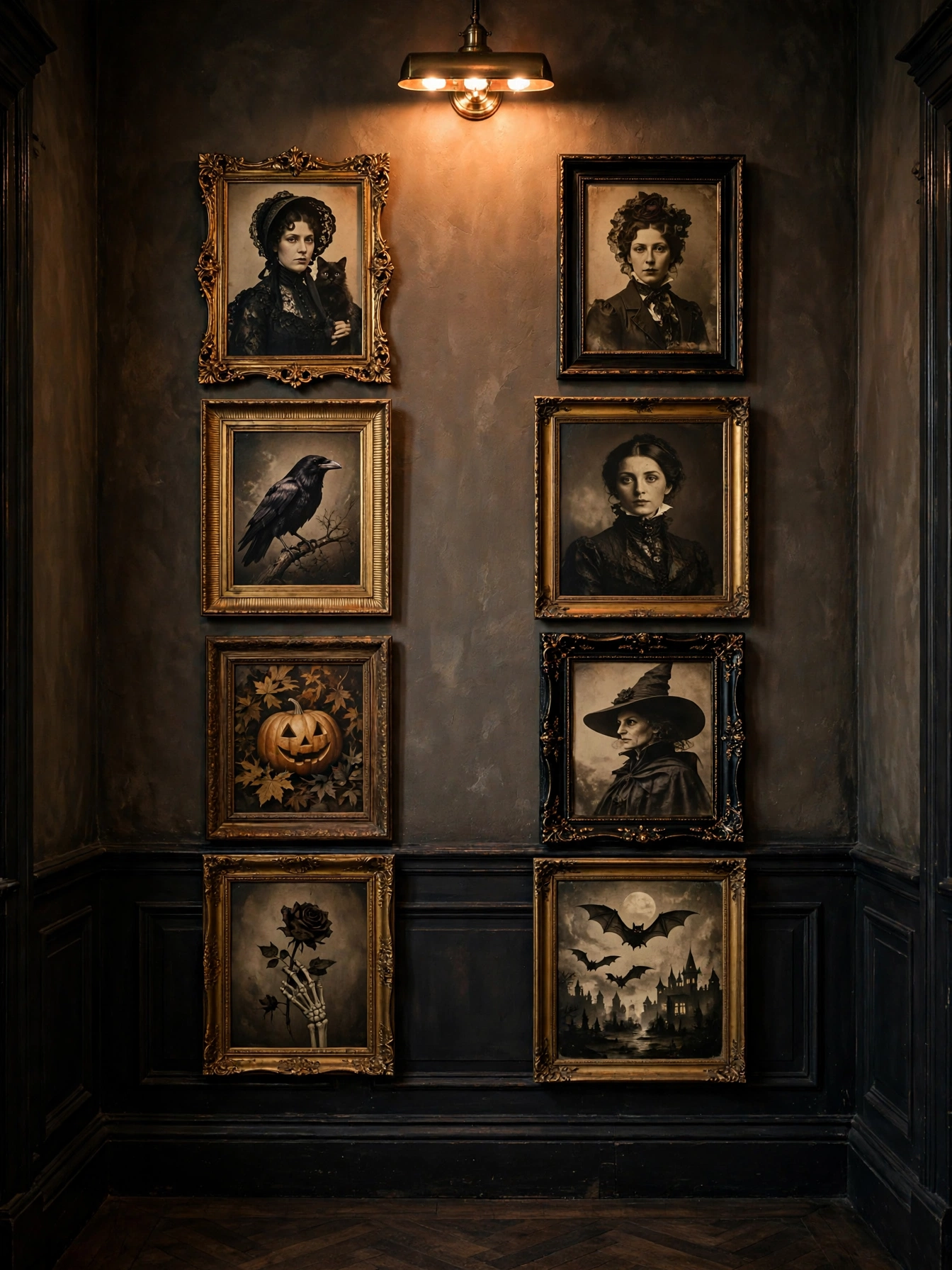 16 halloween room decor ideas 2026 haunted portrait gallery