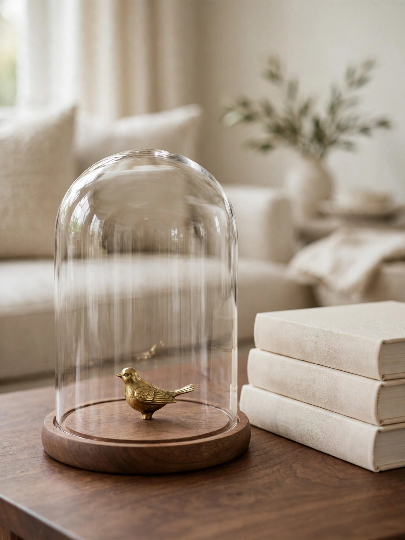 Seagrass basket with rolled throws beside the table, practical coffee table decor ideas